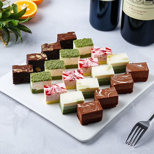 会议冷冻茶歇蛋糕下午茶点心小方西式甜品酒店新鲜生日蛋糕