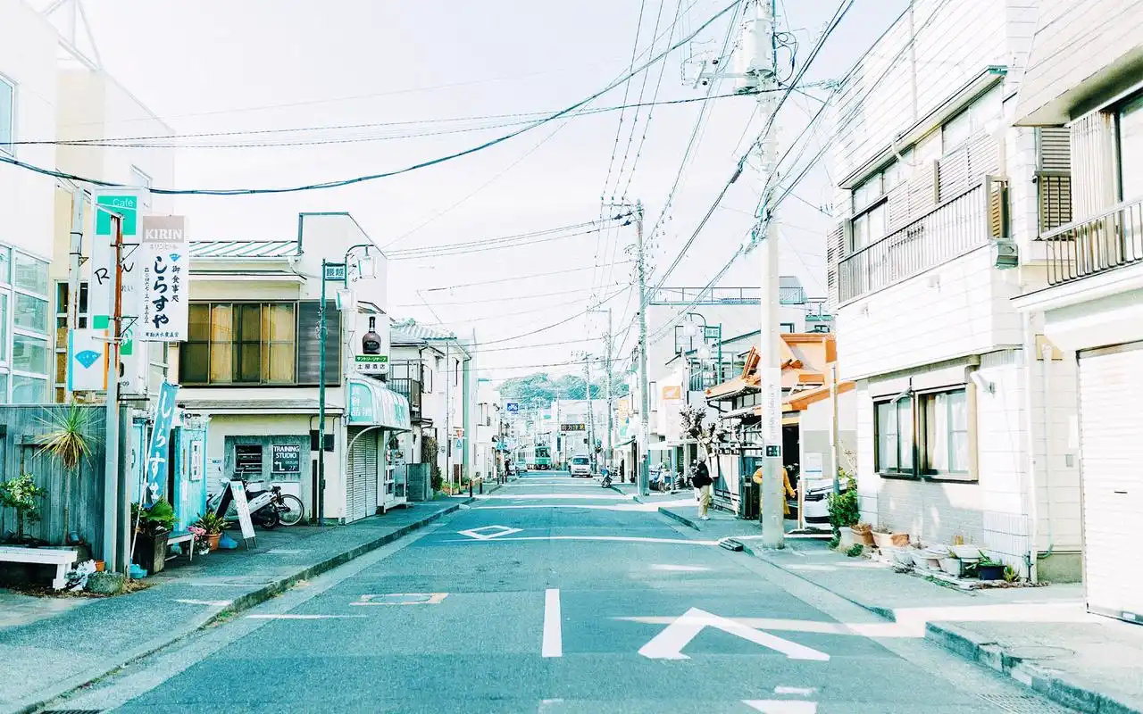 日系小清新唯美街景图片桌面壁纸