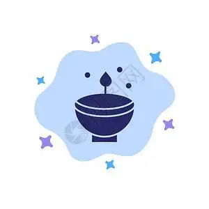 印第安人原始部落欢庆深蓝瓦利diwal节日灯蓝抽象云背景的浅蓝色图标
