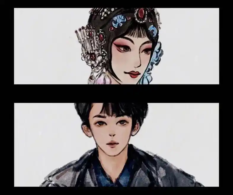 水仙#刘宇 #国风美少年 #古风 #插画 #头像壁纸 - 抖音