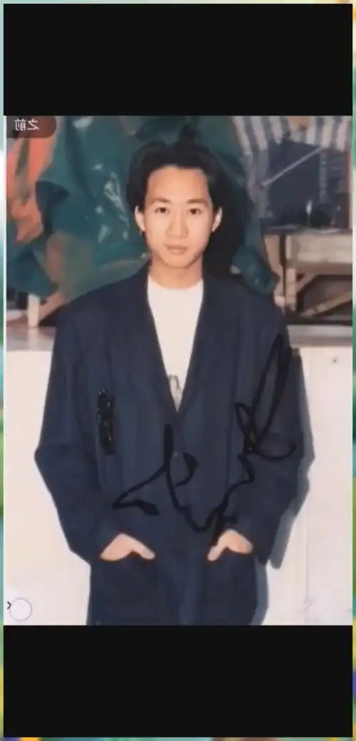 老照片修复翻新影响一代人的歌神黄家驹应粉丝的要求用ai技术让一张老