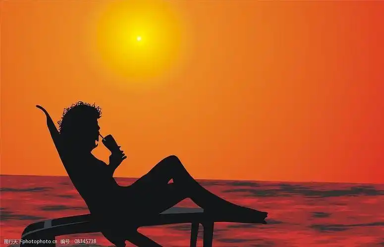 关键词:海边少女 人物剪影 夕阳 海滩 自己制作 矢量人物 妇女女性