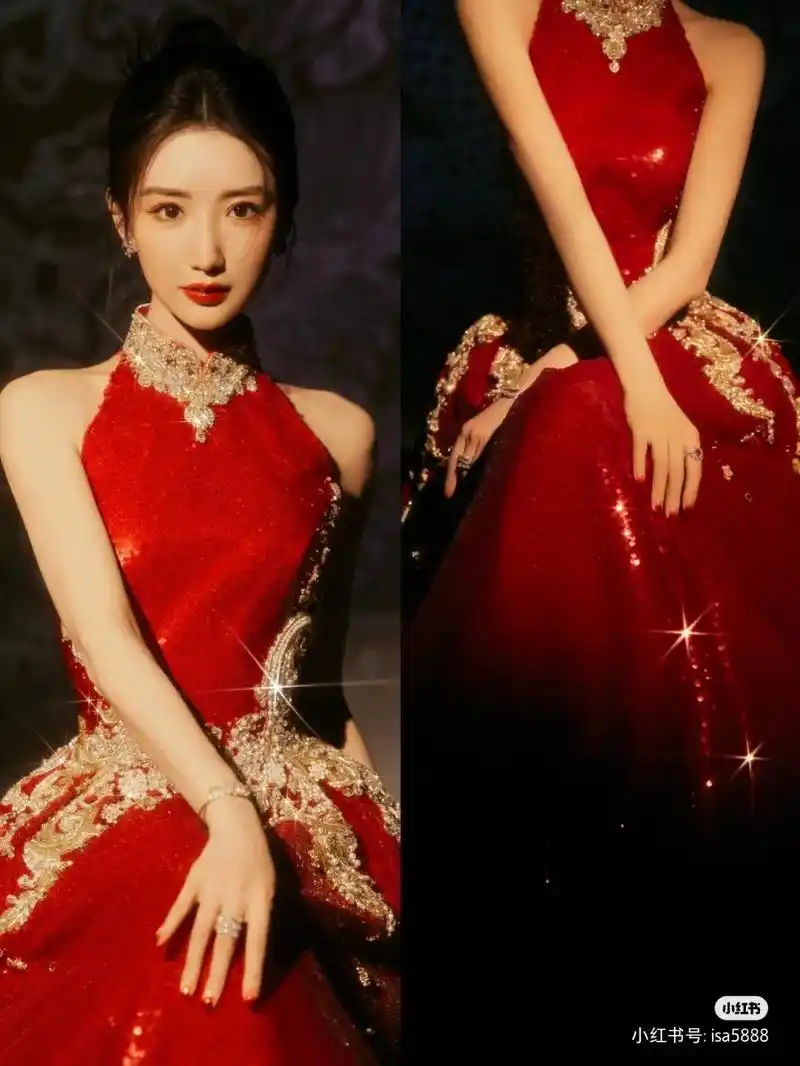 毛晓彤春晚礼服大盘点!哪件让你一眼心动 @毛晓彤 在各大春 - 抖音