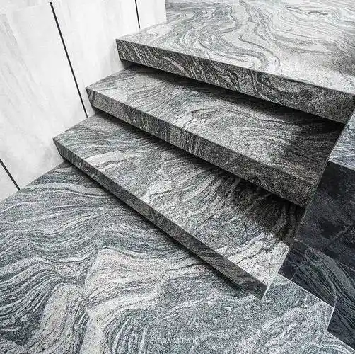8款楼梯花岗岩推荐近年来,带有大理石花纹的花岗岩在楼梯踏步市场上