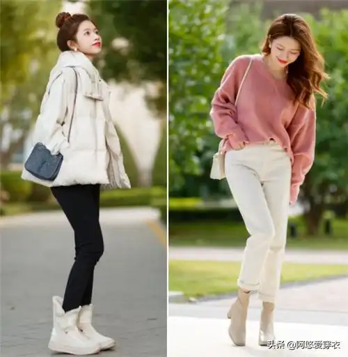 小脚裤配什么鞋子,小脚裤适合穿什么鞋(今年流行"小脚裤 靴子")