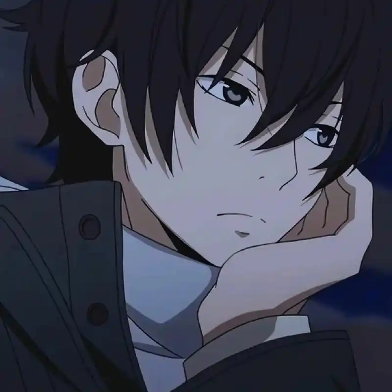 emo动漫男头 在难过的时候不知道该给谁说 怎么说呢,生活什么时候是个