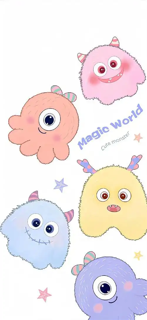 可爱小怪兽壁纸