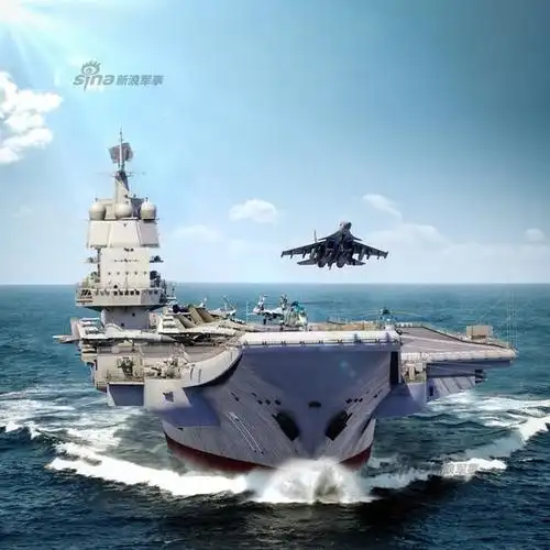本图为绘制最新中国国产新型航母cv17想象图,看着就霸气!