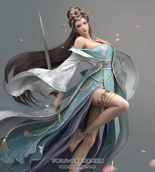 游戏角色人物3d渲染作品欣赏分享 1265p