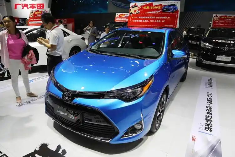广汽丰田雷凌185t,12万级别紧凑型轿车,车展实拍!