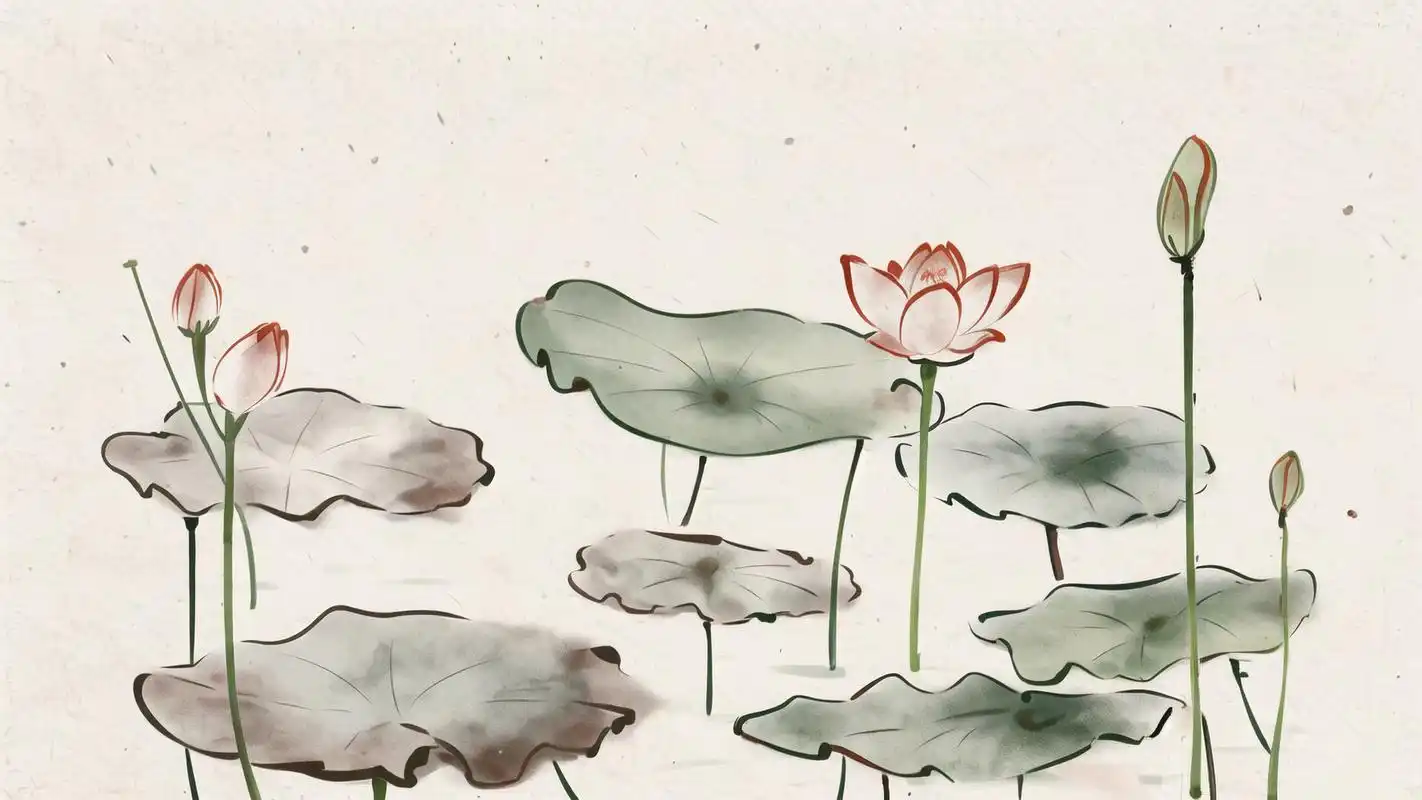 94古风花卉壁纸,惊艳你的屏幕9515 一组绝美的古风花卉壁纸来啦