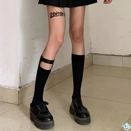 短袜中长防滑超薄女性可爱小腿袜腿环护士夏日短袜