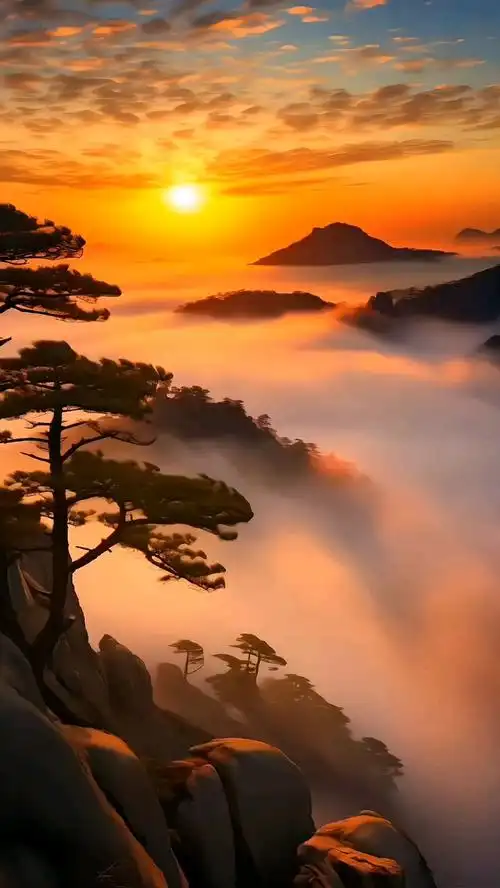 旅行发现,最美黄山日出