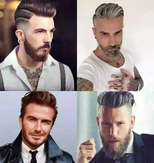 也就是undercut油头的升级版,我们也称为的背头发型,起源于路