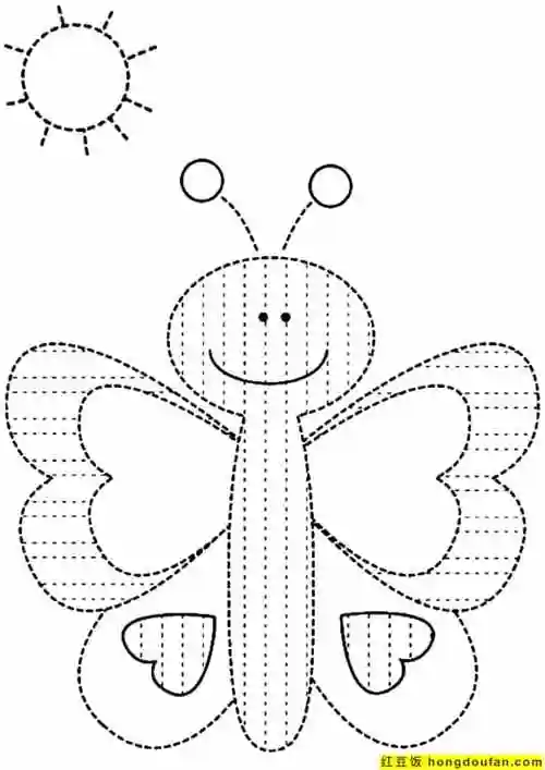 红豆饭小学生简笔画大全