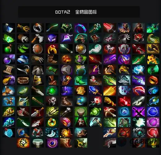 dota2全物品图标一览gameui游戏设计圈聚集地游戏ui游戏界面游戏图标