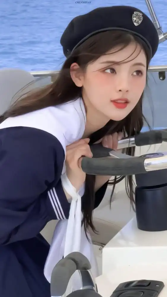 杨超越穿水手服少女感爆棚,回眸一笑让人心动