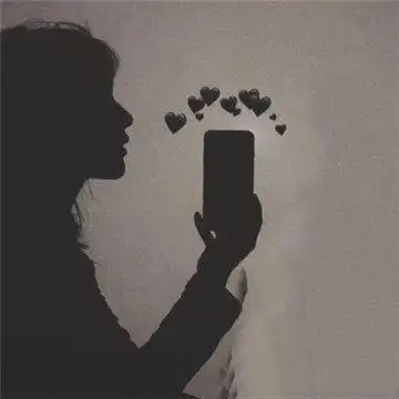 微信加油女孩背景图片