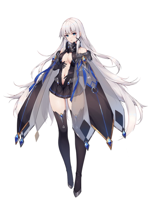 游戏人物立绘 无背景 - 米画师