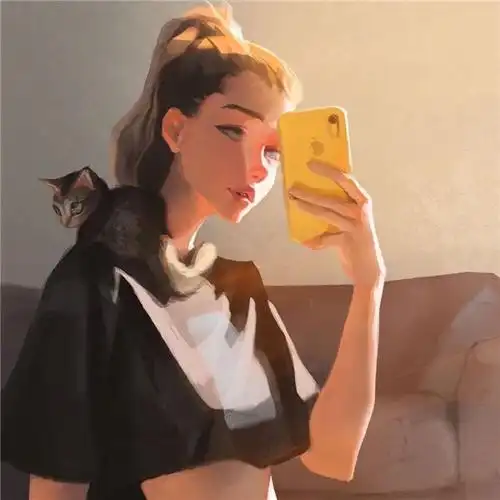 独立自信女生头像