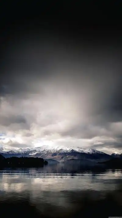 三星手机壁纸【1440x2560】samsung galaxy s6 雪山 阴天