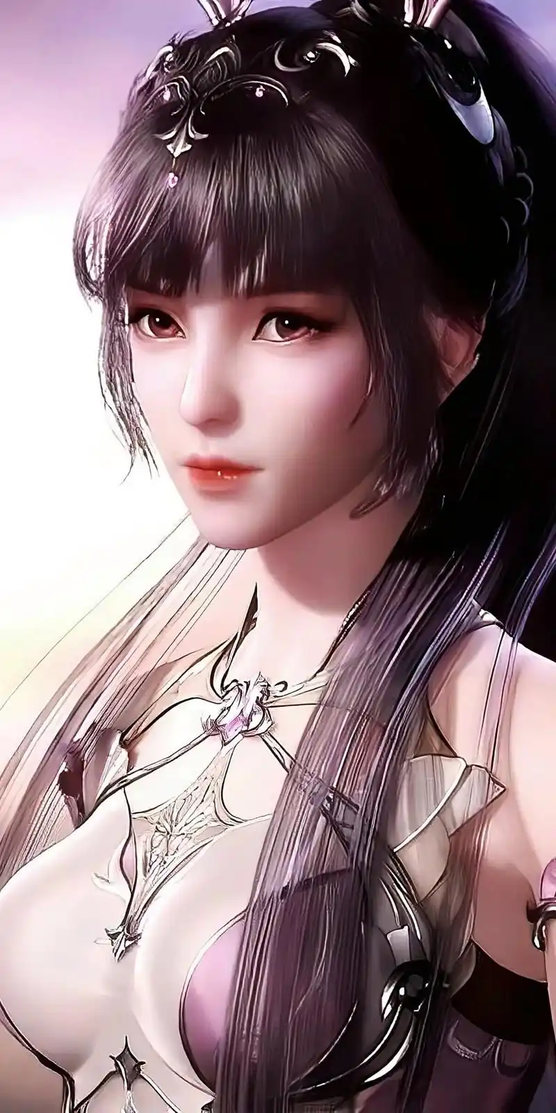 斗罗大陆最美小舞全面屏手机壁纸