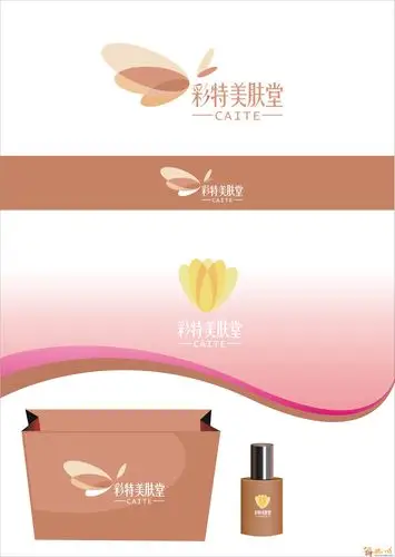 征集彩特美肤堂logo,名片等设计
