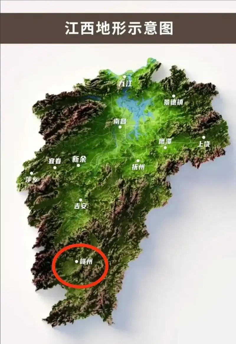 就赣州这地形,根本就不适合城市大规模的发展,建