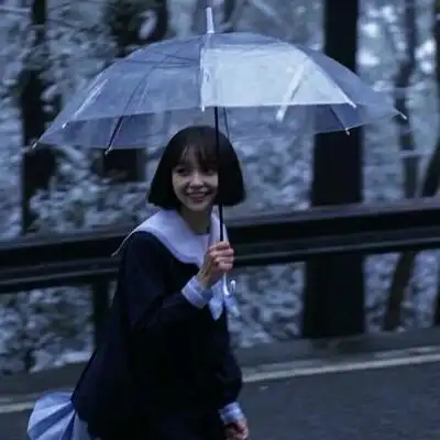 蓝色女生头像ins氛围感女生头像