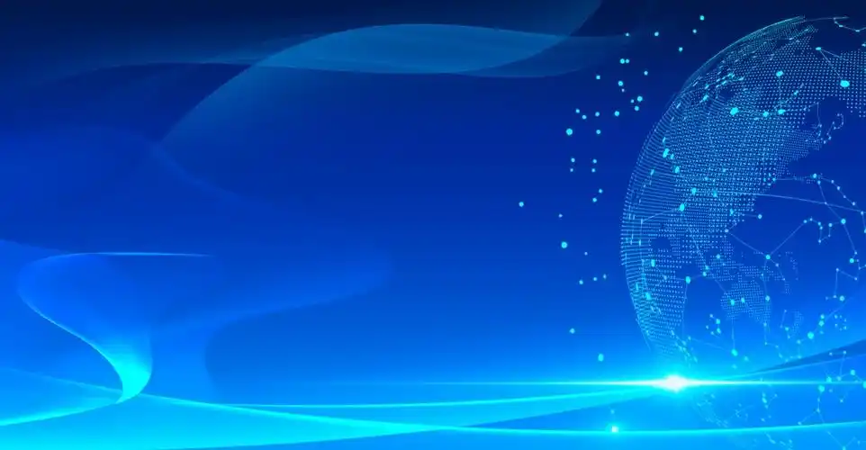 蓝色科技ppt背景图片素材