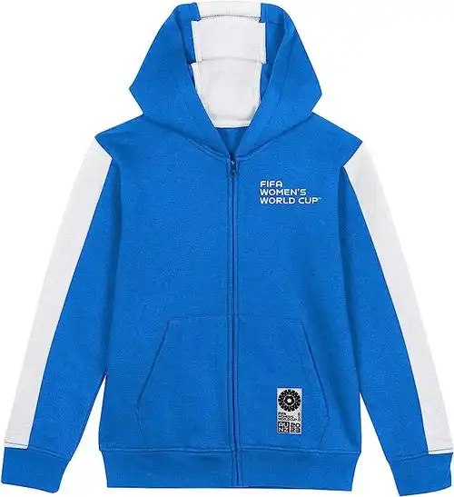 fifa 2023 官方女子足球世界杯青年队拉链连帽衫,意大利连帽运动衫(1