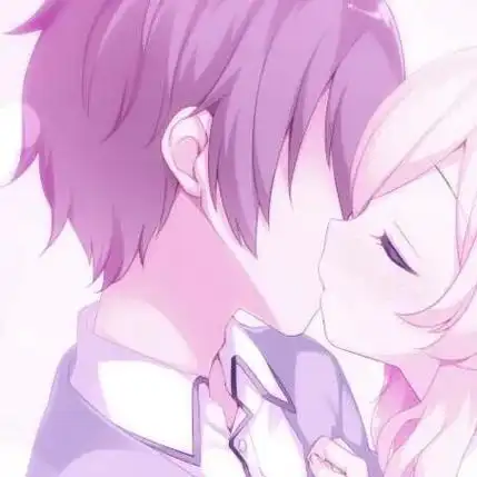 亲吻情侣头像甜蜜情侣头像