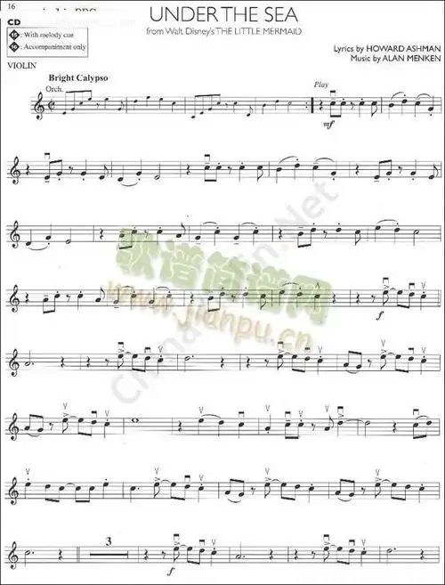 under(小提琴谱)1