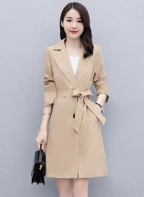 风衣女中长款英伦风外套春秋2024年新款气质时尚高端韩版宽松大衣