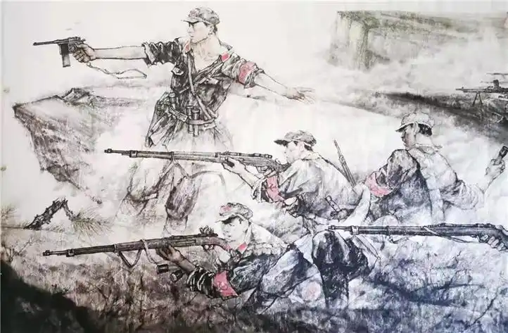 红军攻克剑门关建党100周年广元画展