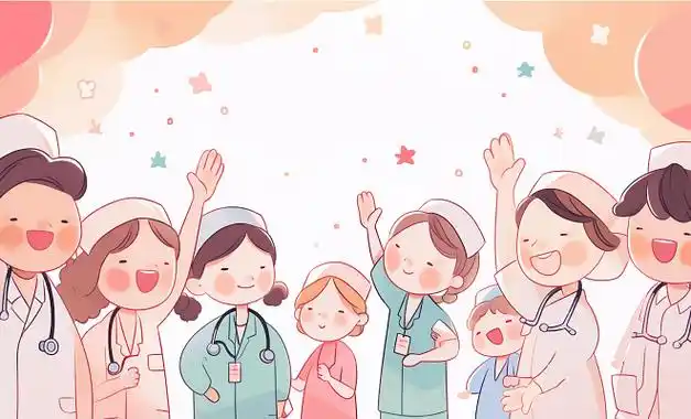 医疗服务人员医护人员卡通