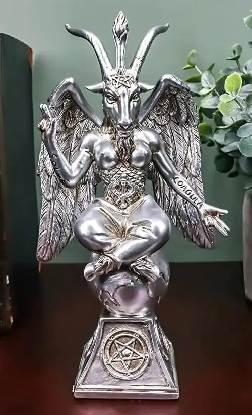 ebros gift 撒旦教堂sabbatic 山羊偶像baphomet 树脂雕像撒旦教会