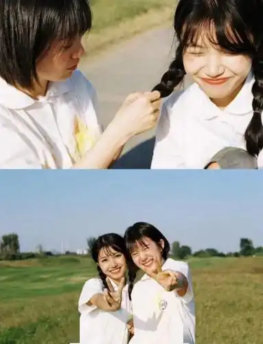 所以今天,我就来给大家分享分享闺蜜拍照姿势吧,快来选喜欢的,和闺蜜