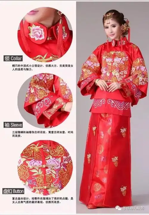 四招教你区分秀禾服龙凤褂的区别