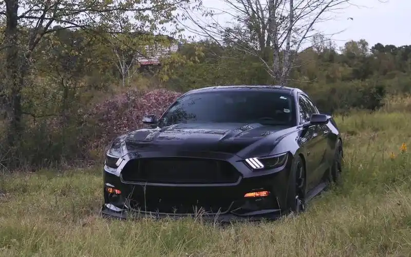 【4k】这才是真正的野马黑武士!- mustang 5.