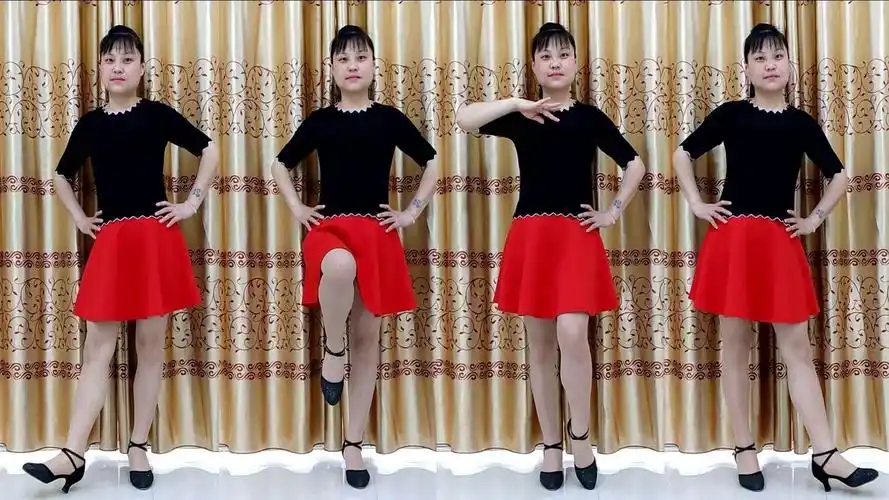 16步水兵舞《又见山里红》华美舞动广场舞