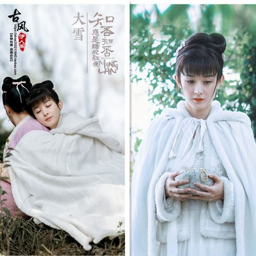 影视剧知否知否应是绿肥红瘦赵丽颖盛明兰同款古装披风汉服襦裙