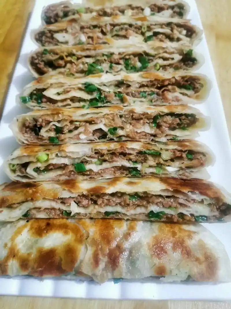 香河肉饼 图片都是真实拍摄.专业制作肉饼.薄皮大馅,层多肉 - 兑趑