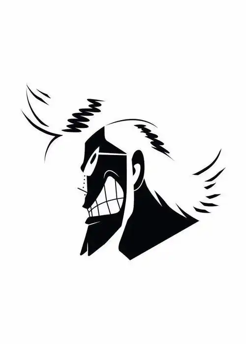 动漫##海贼王#一组非常酷的黑白风格海贼图,你觉得谁最好看?