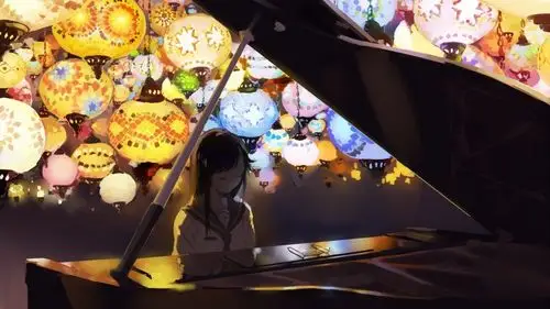 唯美动漫少女高清水手服校园美女二次元桌面壁纸