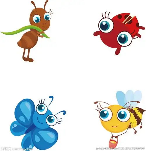 cmyk元(cny)举报收藏立即下载关 键 词:卡通昆虫 可爱昆虫 昆虫矢量图