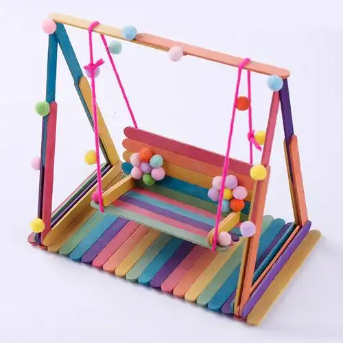 68成交102套相似彩色雪糕棒冰淇淋棒冰棍棒雪糕棍冰糕棒diy儿童手工