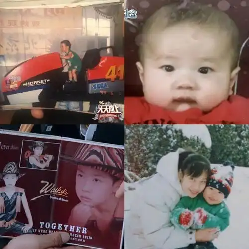 王一博晒百天照和现在对比这么可爱的小孩长大后成了全能酷盖
