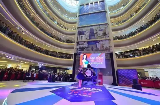 照片爱琴海购物公园图片活动推广开业人潮拥挤重庆内场中庭舞台