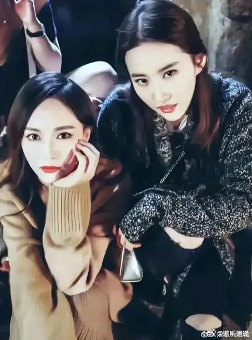 等一个唐嫣刘亦菲二搭##唐嫣刘亦菲十年前合作过